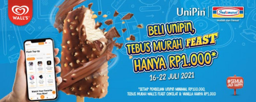 Beli UniPin Voucher di Indomaret, Tebus Murah Feast hanya Rp1000!